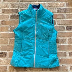Women’s Patagonia Outdoor Vest Excellent Condition Blue Teal Size Medium